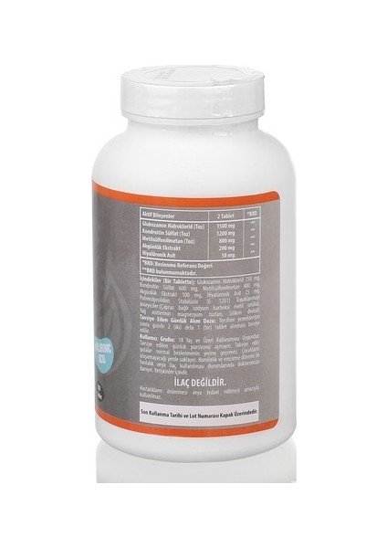 Glucosamine Chondroitin MSM Hyaluronic Acid Bosvella 180 Tablet fiyatları