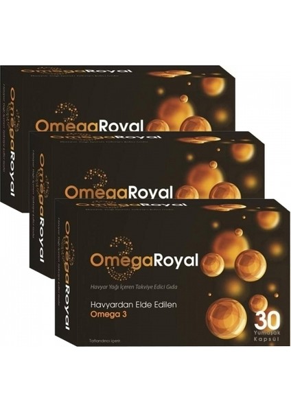 Omega Royal Havyardan Omega 3 / 3 Adet x 30 Kapsül Set