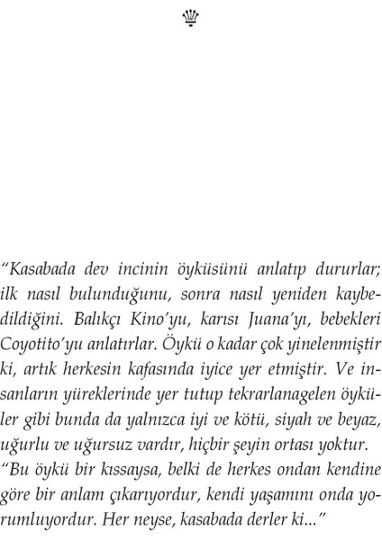 İnci - John Steinbeck