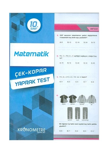 10. Sınıf Matematik Yaprak Test