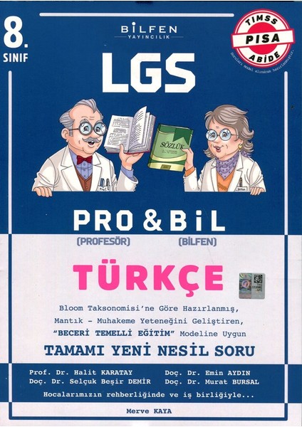 Bilfen Yayınları 8. Sınıf LGS Pro & Bil Türkçe Soru Bankası