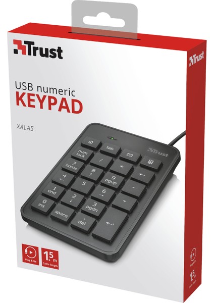22221 Xalas Numerik Keypad