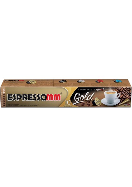Gold Kapsül Kahve (10 Adet) - Nespresso Uyumlu