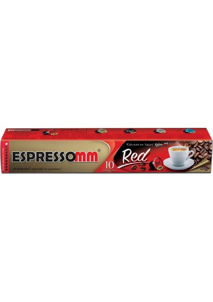 Red Kapsül Kahve (10 Adet) - Nespresso Uyumlu
