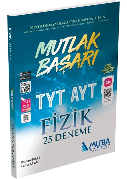 Muba Yayınları Mutlak Başarı TYT - AYT Fizik 25 Deneme