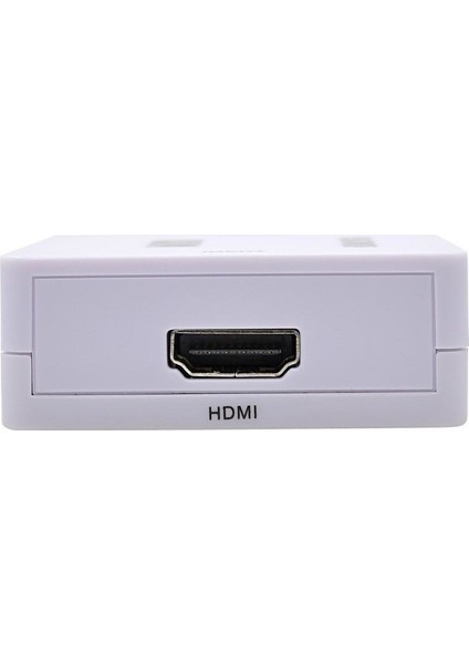 Hdmı To Vga Audio Full Hd 1080P Ve Ses Destekli Pal Ntsc Uyumlu Hdmı Dönüştürücü Çevirici Mini Switch