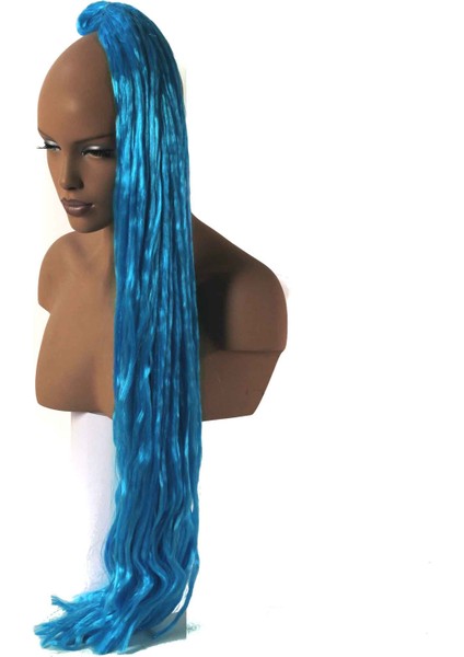 Aytuğ Peruk - Miss Hair -  K Fiber Braid - S Blue - Afrika Örgüsü Saçı, Afrika Örgüsü Malzemesi,Rasta,Topuz Saçı