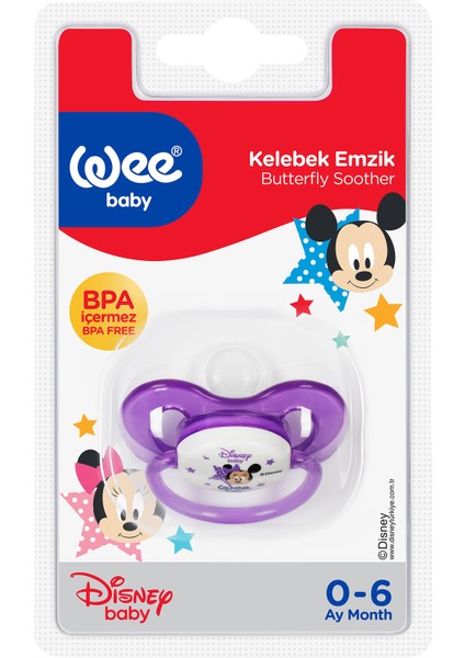 Disney Mickey & Minnie - Kelebek Emzik No:1 - Mor modelleri
