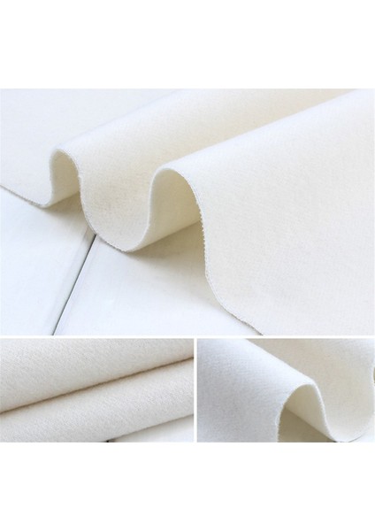 Jaju Baby Traşlanmış Düz Renk Beyaz Polar Kumaş