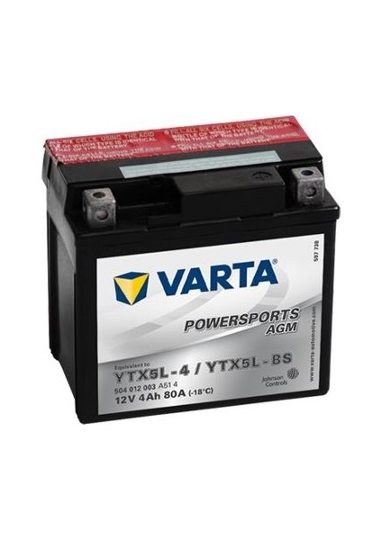 Motosiklet Aküsü Ytx5L-Bs (Ktm Exc Racing 05-10)
