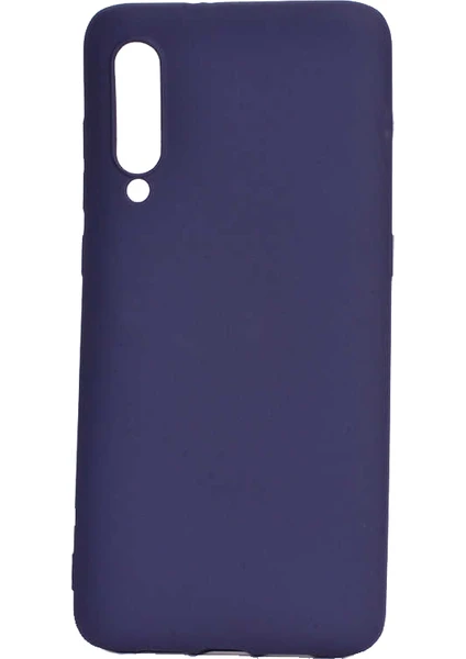 Case 4U Xiaomi Mi 9 Kılıf Klasik Mat Renkli Yumuşak Premier Silikon Lacivert