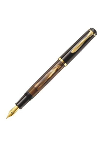 M200 Dolma Kalem Marble Brown Medium Uç