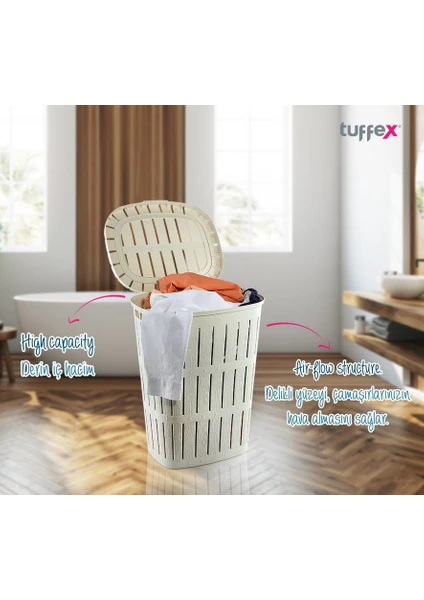 Tuffex Botanica Kirli Çamaşır Sepeti