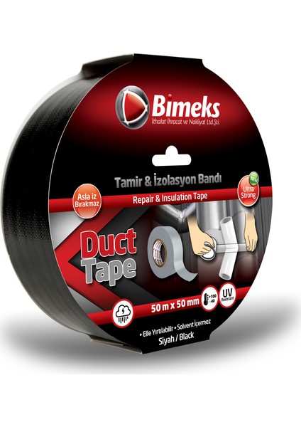 Extra Power 50 M X 50 Mm Siyah Çok Amaçlı Tamir Bandı