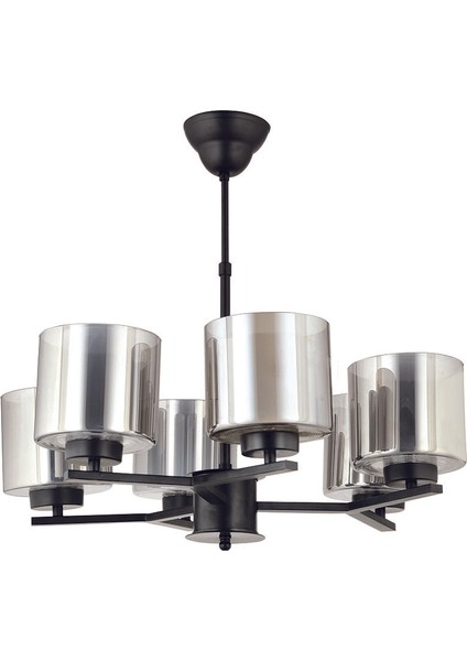 Aydınlatma Opra-1 Metal Yaş Boyalı Çift Camlı Avize