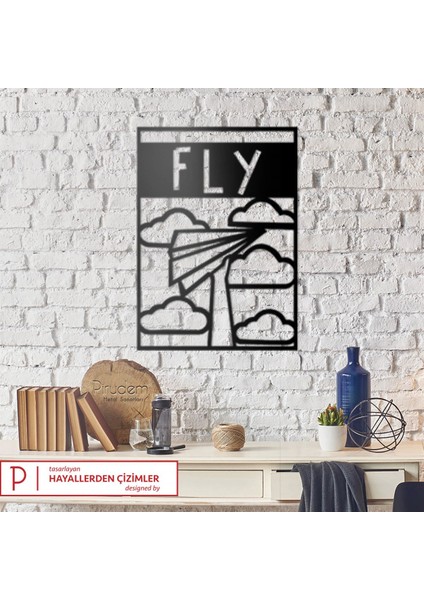 Fly Metal Duvar Süsü