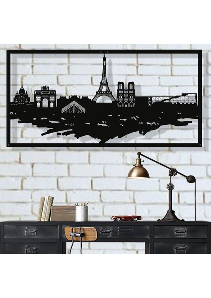 Paris Manzara Metal Tablo