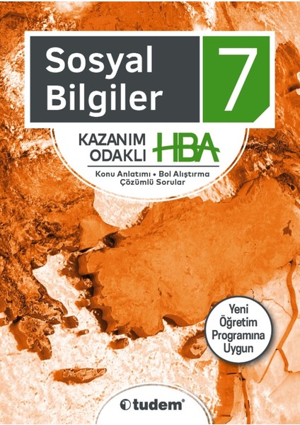 Tudem Yayınları 7. Sınıf Sosyal Bilgiler Kazanım Odaklı HBA 2019