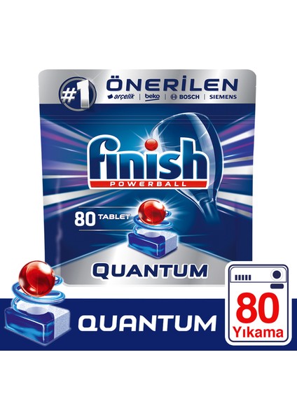 Quantum 80 Tablet Bulaşık Makinesi Deterjanı