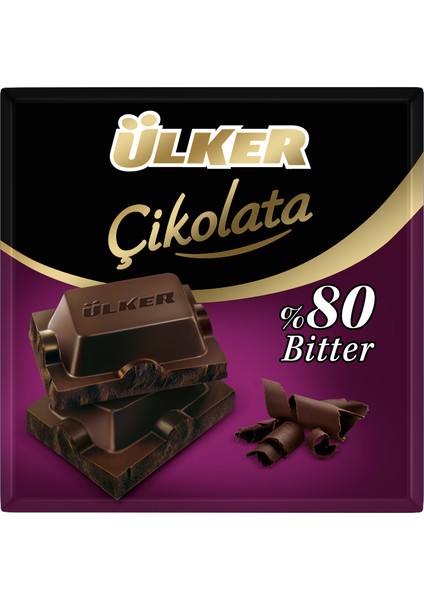 Çikolata %80 Bitter 60 grx6