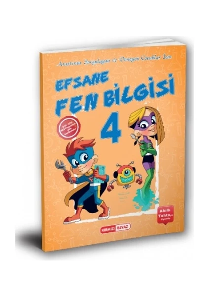 Kırmızı Beyaz Yayınlar 4.Sınıf  Efsane Fen Bilgisi