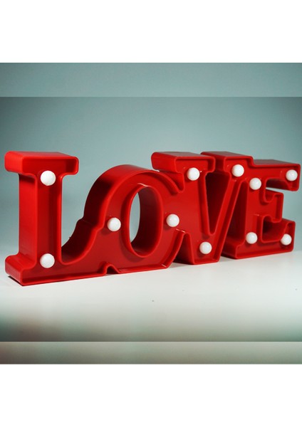 Love Yazılı Led Işıklı Dekor fırsatları