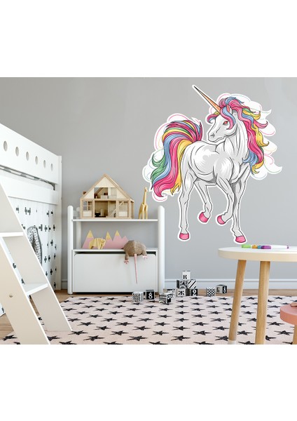 Unicorn Çocuk Odası Duvar Sticker