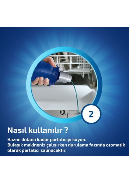 Bulaşık Makinesi Parlatıcı 4x250 ml