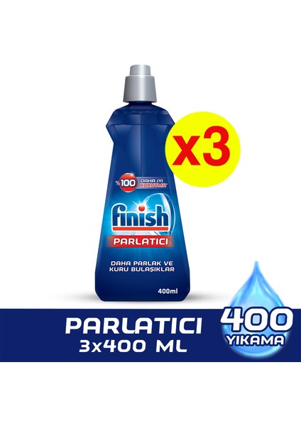 Bulaşık Makinesi Parlatıcı 3x400 ml