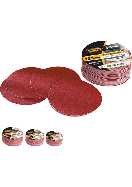 125mm Cırt Zımpara - P40 Kum (1 Adet)