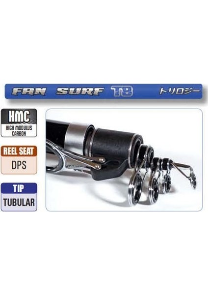 Yukı Fan Surf T8 4,20 100 250 Gr Teleskobik Surf Kamışı modelleri