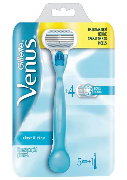 Gillette Venüs Classic Tıraş Makinesi (5 Yedek Başlık)