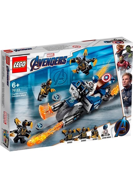 LEGO® Super Heroes 76123 Captain America: Outrider Saldırısı