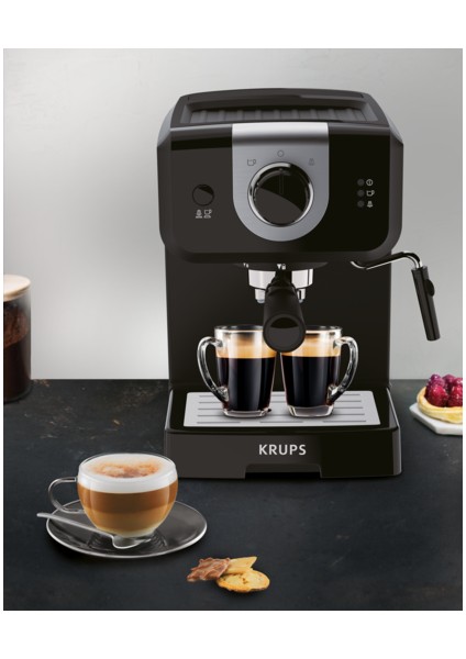 XP320810 Opio Esp Steam 1450 Watt 1.5L Kapasiteli Espresso Makinesi Siyah - 8010000417