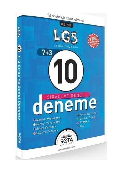 Rota 8. Sınıf Lgs 10 Sıralı Ve Genel Deneme Yeni