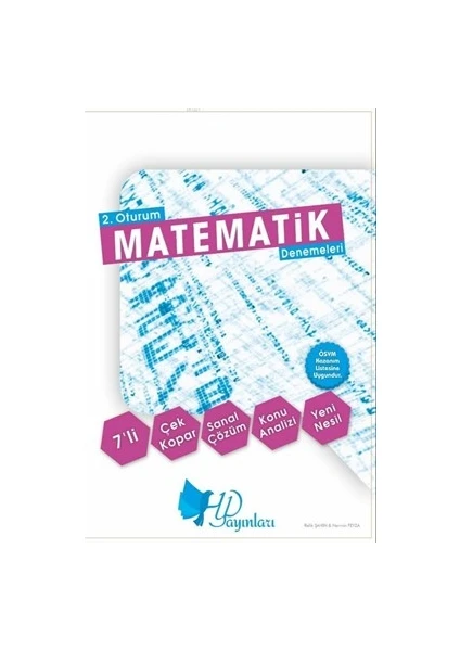 HYD Yayınları Ayt Matematik 7 Li Deneme2. Oturum