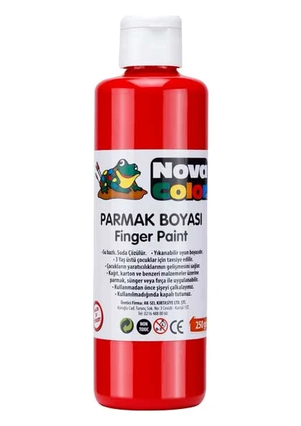 Nova Color Parmak Boyası 250 Gr Kırmızı Nc-442