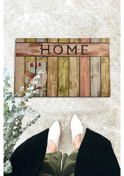 Home Owl 45X70 Cm İç Ve Dış Kapı Önü Paspası