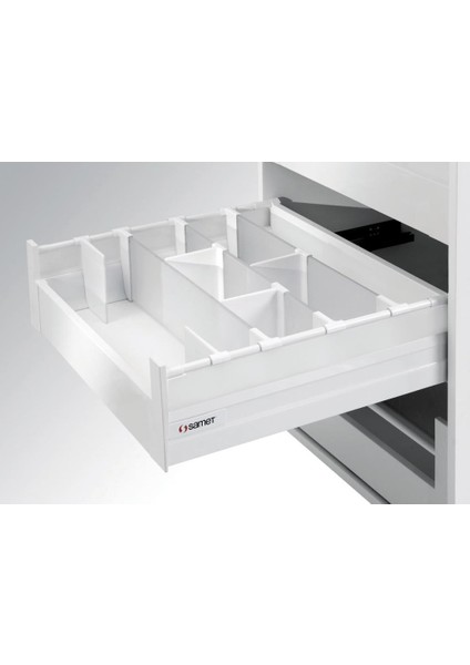 Smartbox Ara Bölme Panel Tutucu Gri H185 Mm