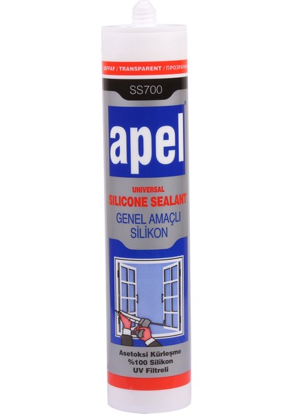 Genel Amaçlı Silikon Şeffaf 280 ml