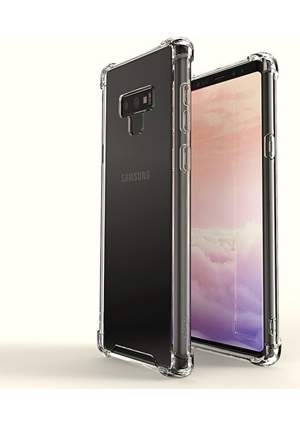 Samsung Galaxy Note 9 Kılıf AntiShock Ultra Koruma Şeffaf