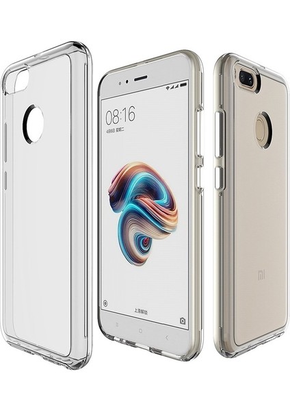 Xiaomi Mi A1 Kılıf Gard Silikon + Nano Glass