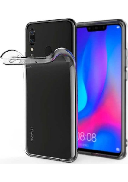 Huawei P Smart 2019 Kılıf Süper Sillikon Yumuşak Koruma+Nano Glass modelleri
