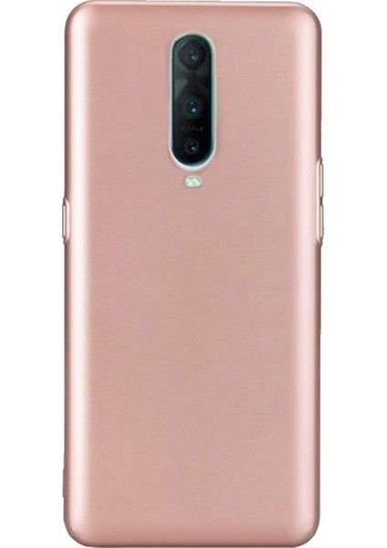 Oppo Rx17 Pro Kılıf Premier Silikon Esnek Arka Koruma Bronz