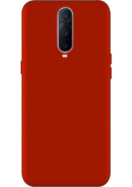 Oppo Rx17 Pro Kılıf Premier Silikon Esnek Arka Koruma Kırmızı