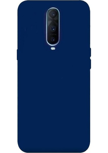 Oppo Rx17 Pro Kılıf Premier Silikon Esnek Arka Koruma Lacivert