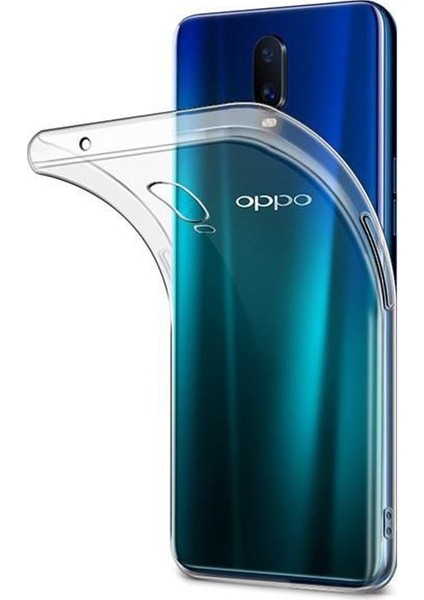 Oppo Rx17 Pro Kılıf Süper Sillikon Yumuşak Koruma+Nano Glass