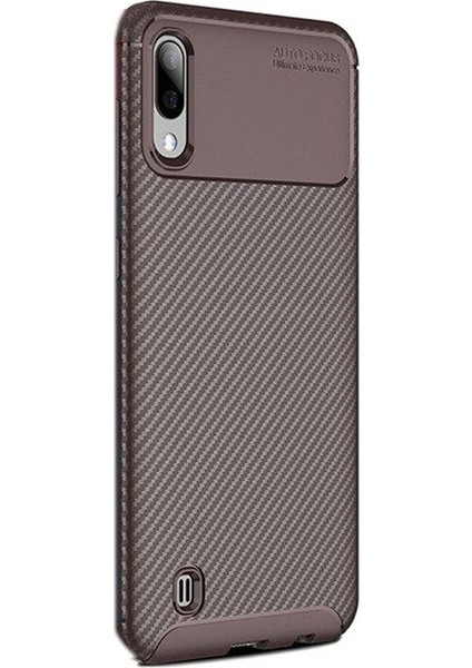 Samsung Galaxy M10 Kılıf Negro Karbon Dizayn Silikon