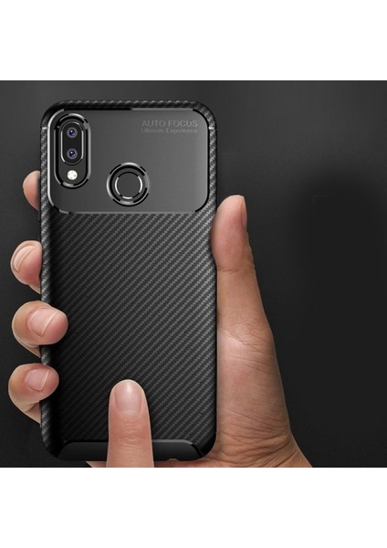 Samsung Galaxy M30 Kılıf Negro Karbon Dizayn Silikon