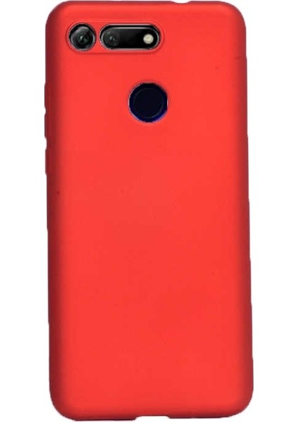 Huawei honor View 20 Kılıf Premier Silikon Koruma+Nano Glass